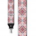 Bretele pantaloni personalizate tematic traditional model floral roz